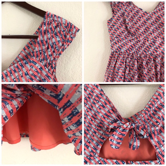 Plenty by Tracy Reese Plaid Poplin Tie Back Dress - Picture 5 of 8